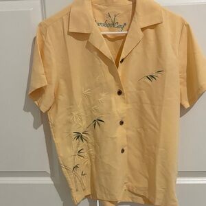 BAMBOO Cay Cream Embroidered Shirt